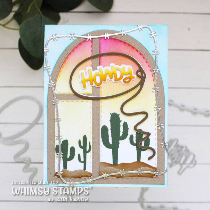 *NEW Rope and Barbs Die Set - Whimsy Stamps