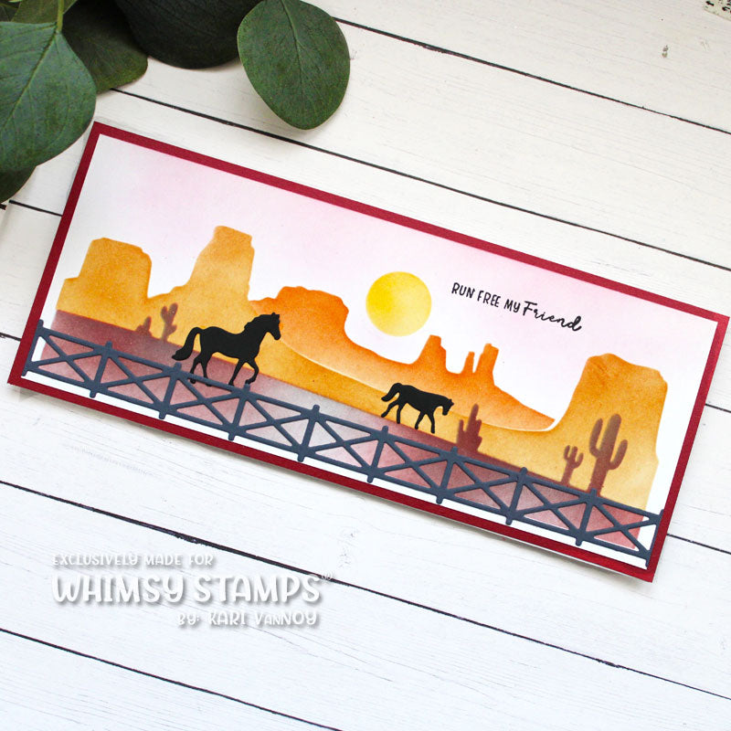 Rail and Fences Die Set - Whimsy Stamps