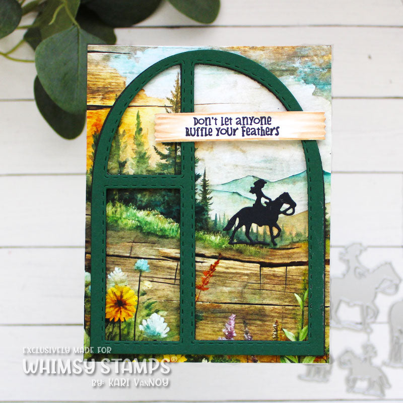 *NEW Range Riders Die Set - Whimsy Stamps