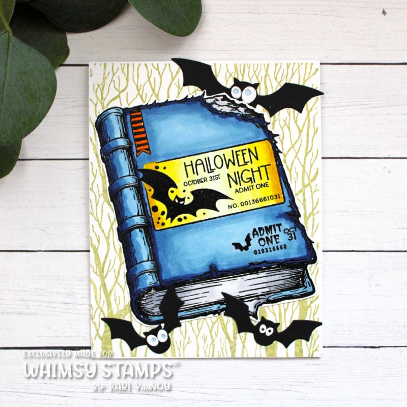 Terrific Halloween Tickets Clear Stamps