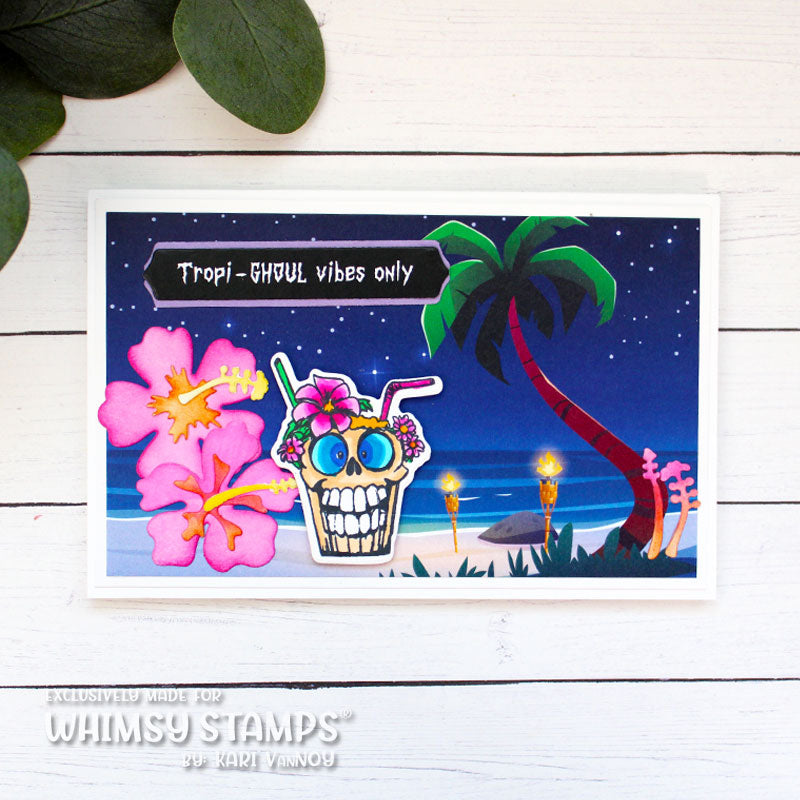 Summerween Scream Clear Stamps - Whimsy Stamps