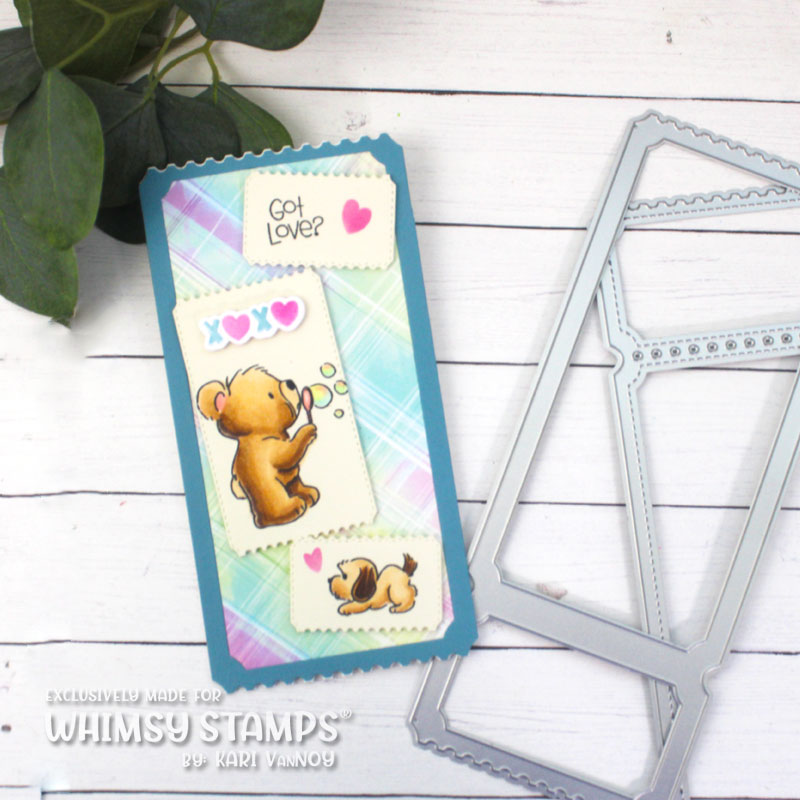 *NEW Terrific Slim Tickets Windows Die Set - Whimsy Stamps