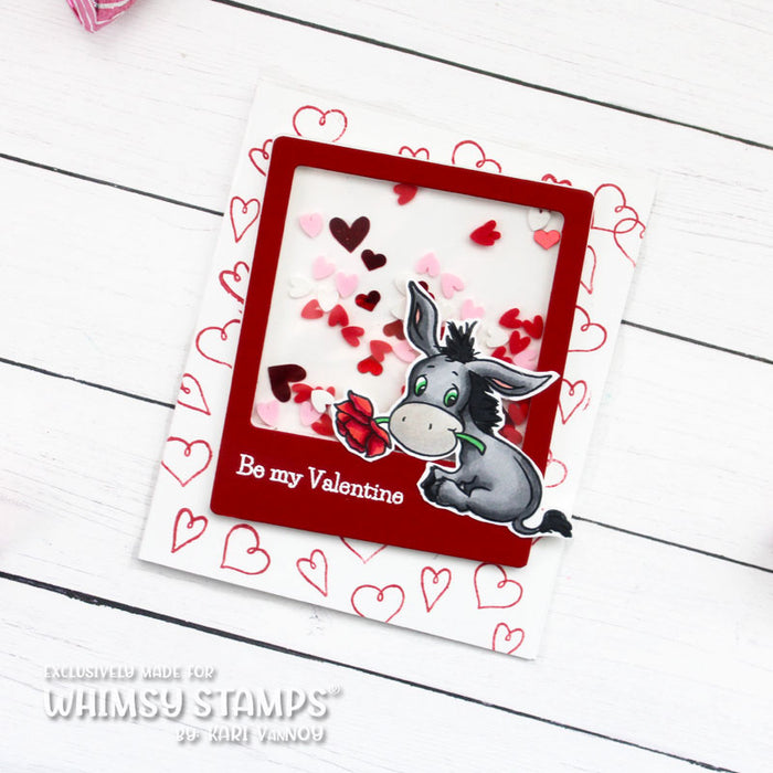 **NEW Donkey Love Clear Stamps - Whimsy Stamps