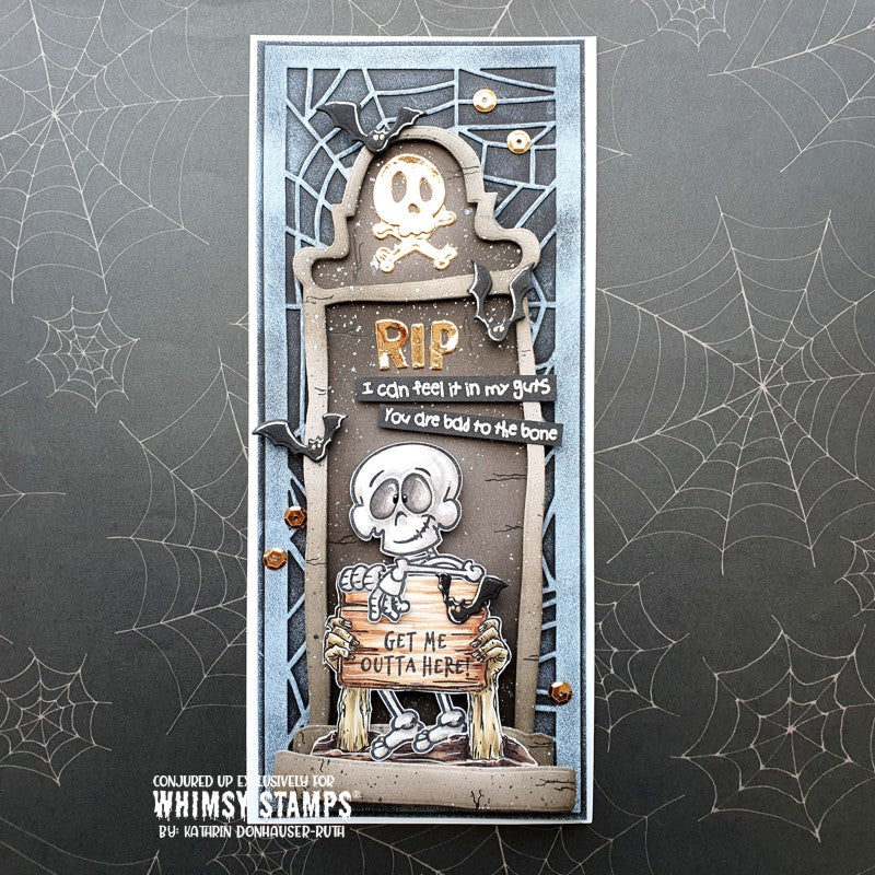 No Bones About It Clear Stamps - Whimsy Stamps