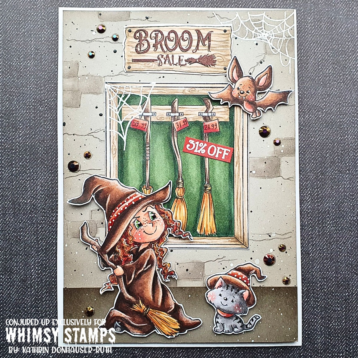 Witch Broom Sale Clear Stamps