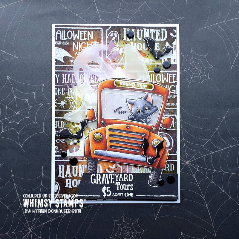 Peeking Ghosts Die Set - Whimsy Stamps