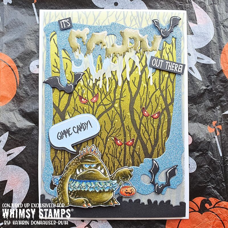Monster Halloween Clear Stamps