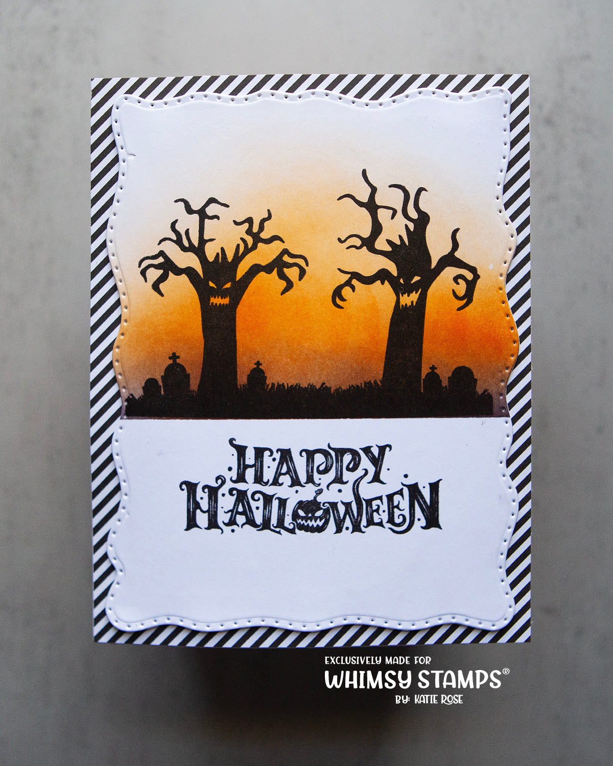 Halloween Scene Clear Stamps - Whimsy Stamps