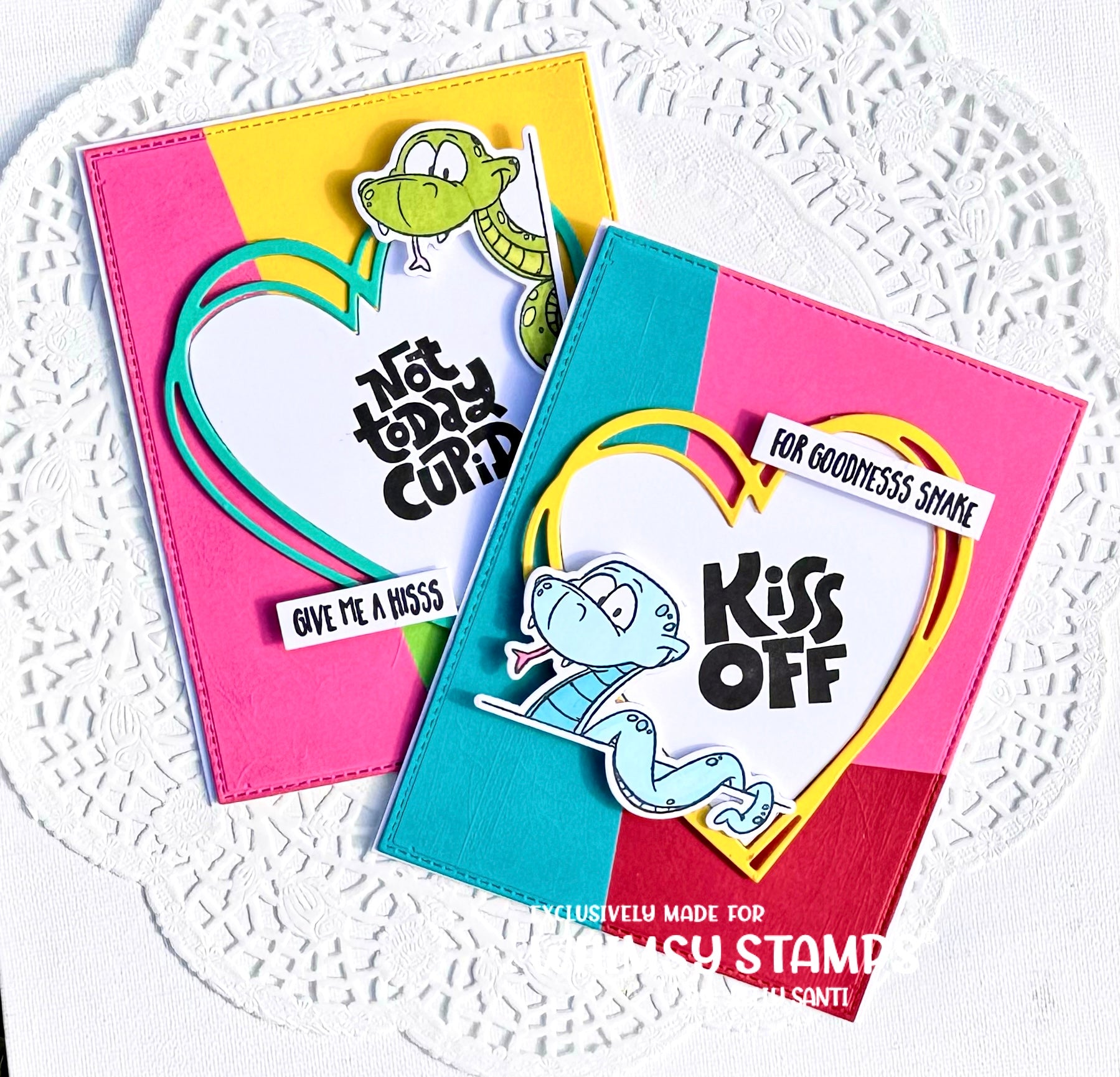 Sassy Snakes Clear Stamps - Whimsy Stamps