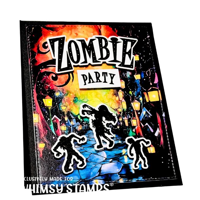Zombie Party Clear Stamps - Whimsy Stamps