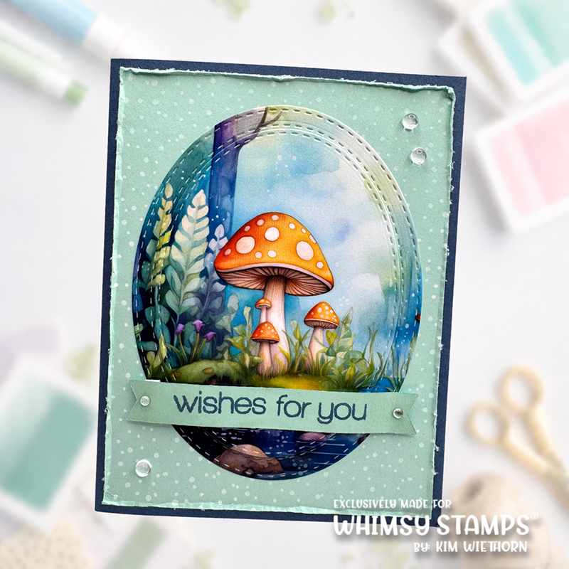 6x6 Paper Pack - Enchanted Mushrooms - Whimsy Stamps