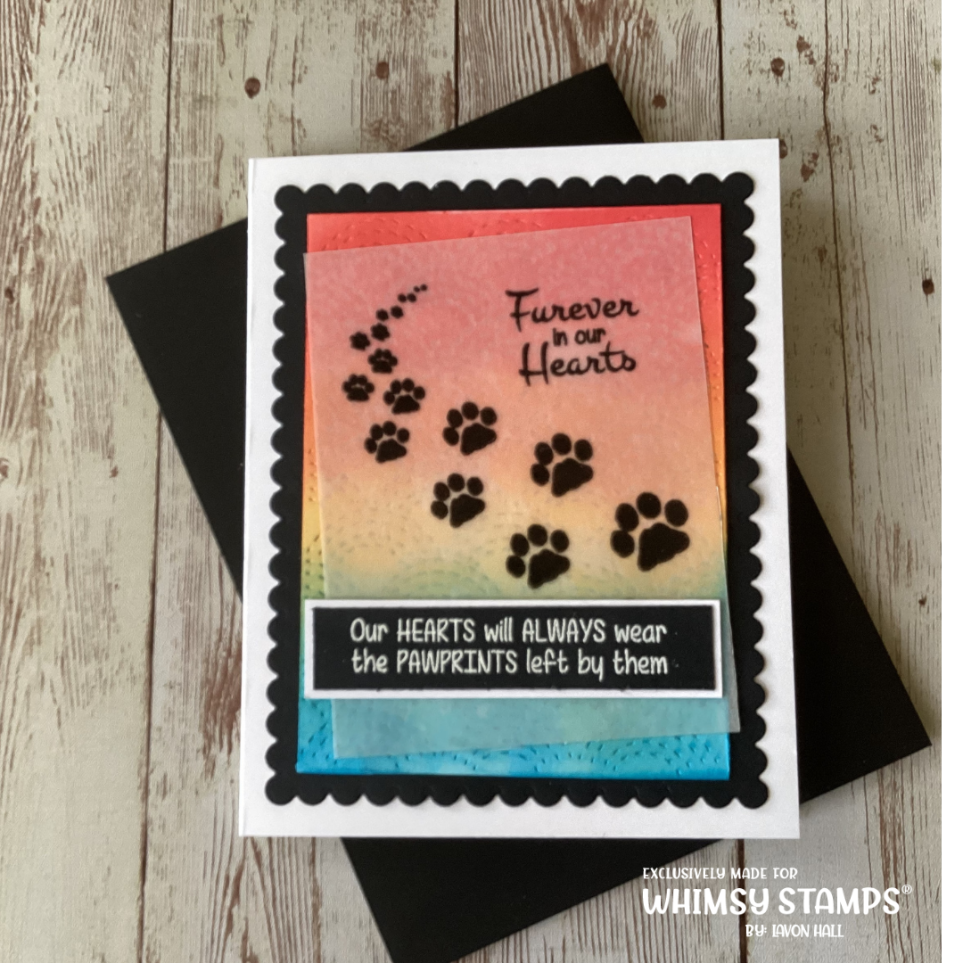 Furever in Our Hearts Clear Stamps - Whimsy Stamps