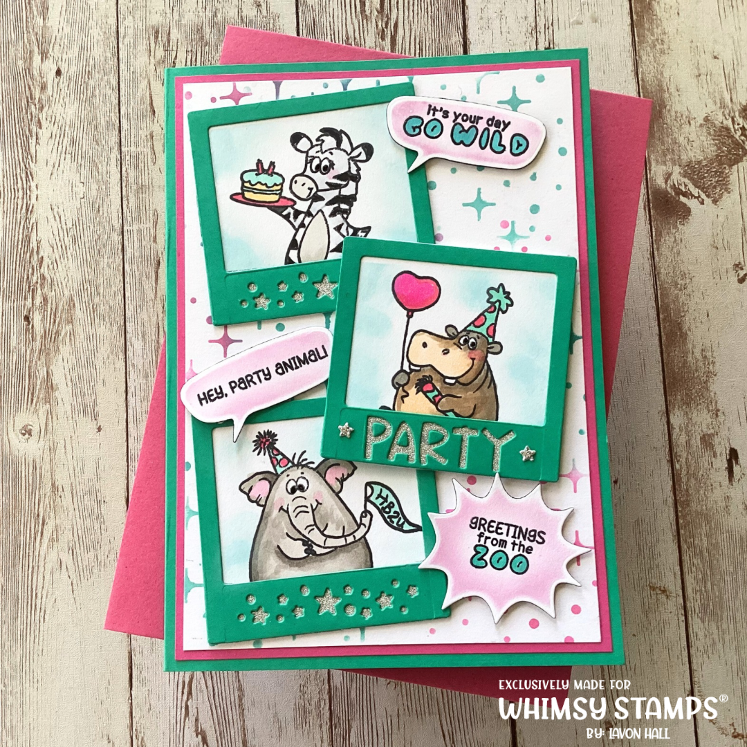 Jungle Birthday Clear Stamps