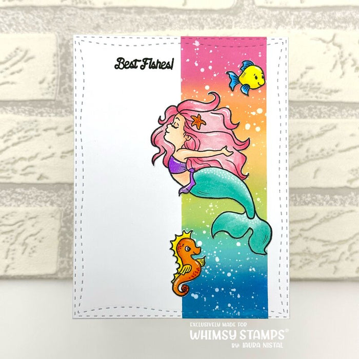 Mermaid Moments Clear Stamps - Whimsy Stamps