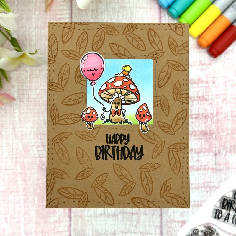 Mushroom in My Heart Clear Stamps - Whimsy Stamps