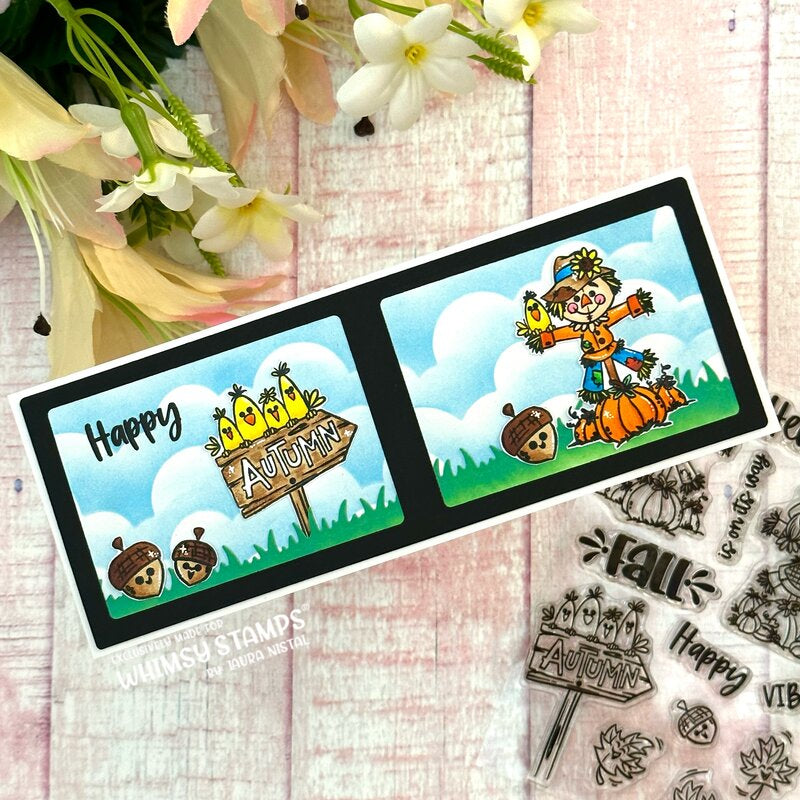 Slimline ATC Windows Die Set - Whimsy Stamps