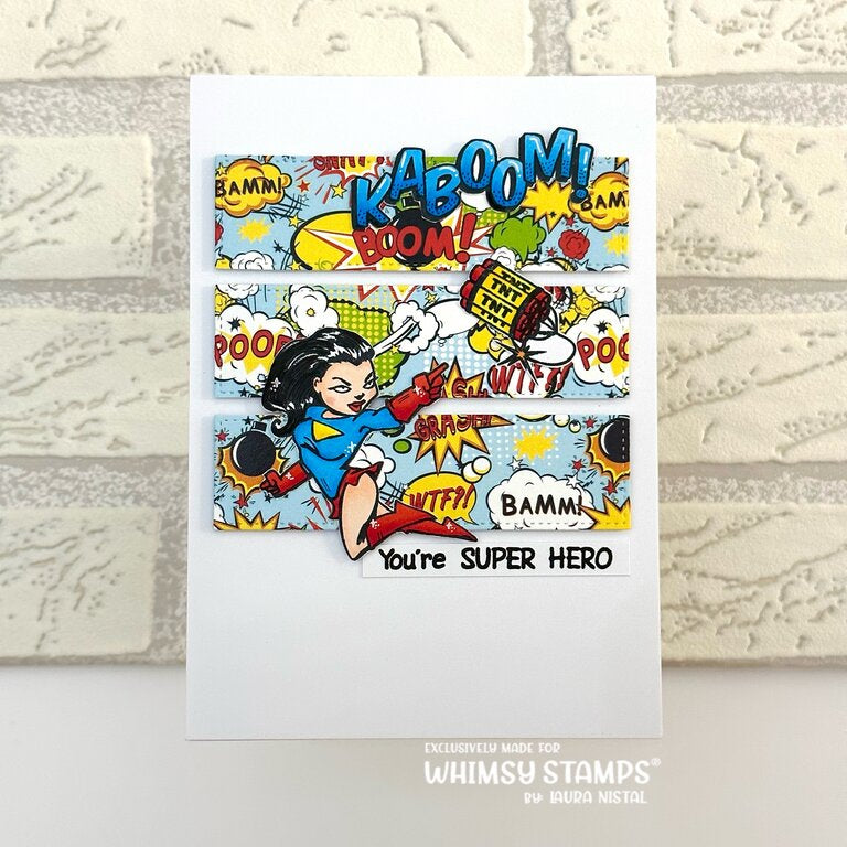 BAM! You're Old Clear Stamps - Whimsy Stamps