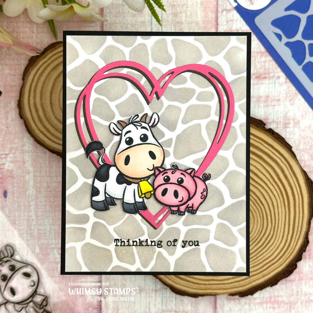 Giraffe Stencil - Whimsy Stamps