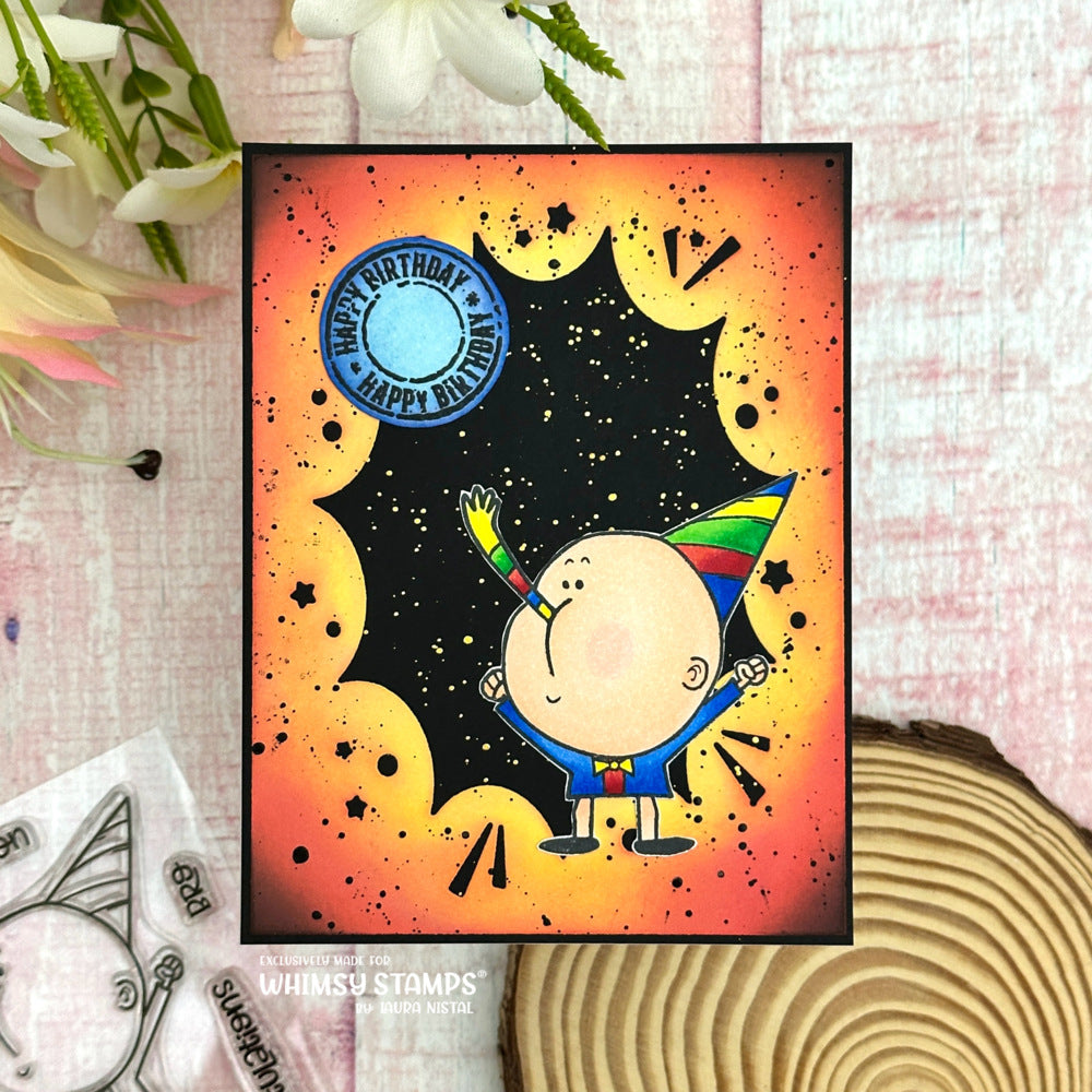 Birthday Butthead Clear Stamps - Whimsy Stamps