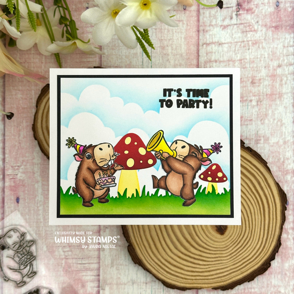 Cappy Birthday Clear Stamps - Whimsy Stamps