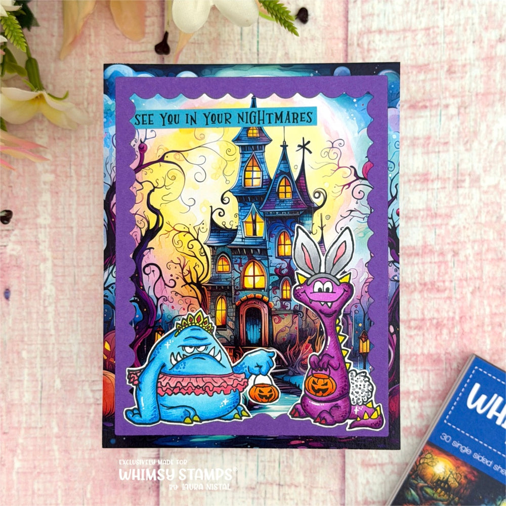 Monster Halloween Clear Stamps - Whimsy Stamps