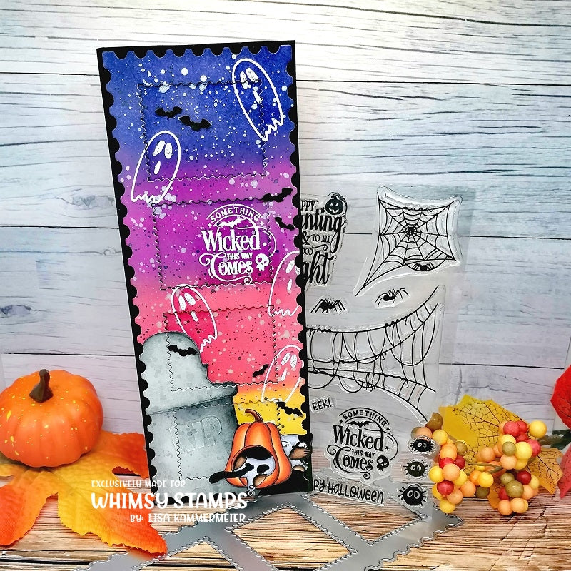 Slimline Postage Die - Whimsy Stamps