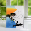 *NEW Born to Fish Clear Stamps - Whimsy Stamps
