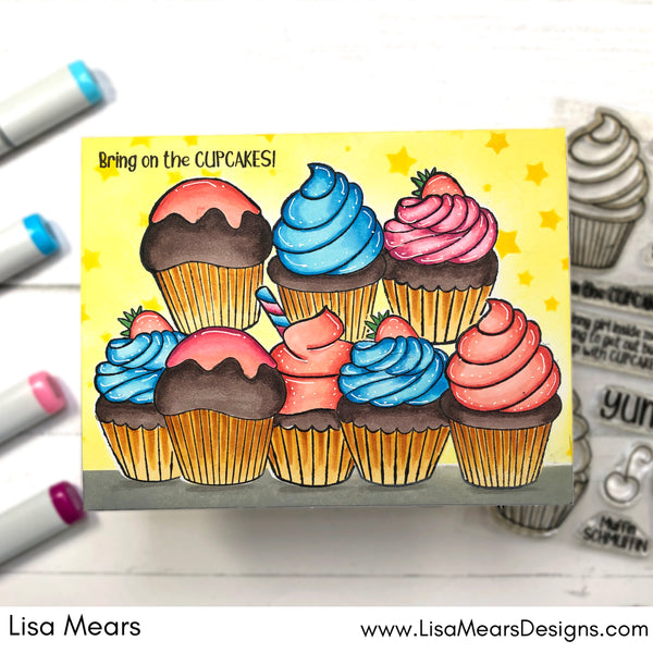 Calories Schmalories - NoFuss Masks - Whimsy Stamps