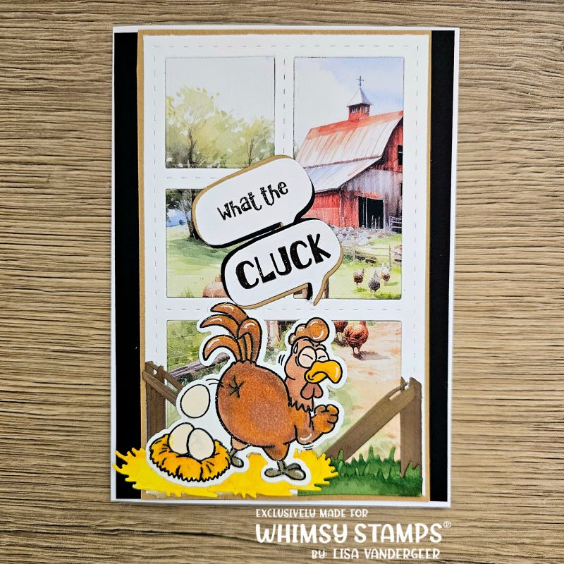What the Cluck Clear Stamps - Whimsy Stamps
