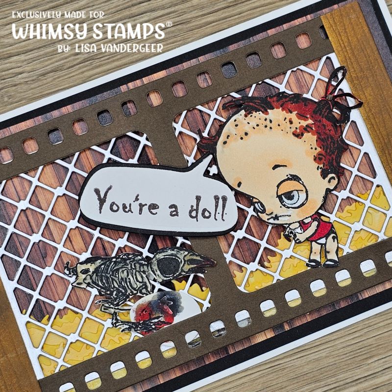 Dead Dolly Clear Stamps - Whimsy Stamps