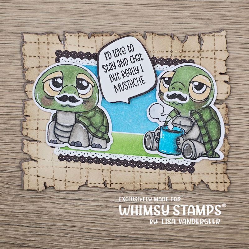 Older Wiser Slower Clear Stamps - Whimsy Stamps