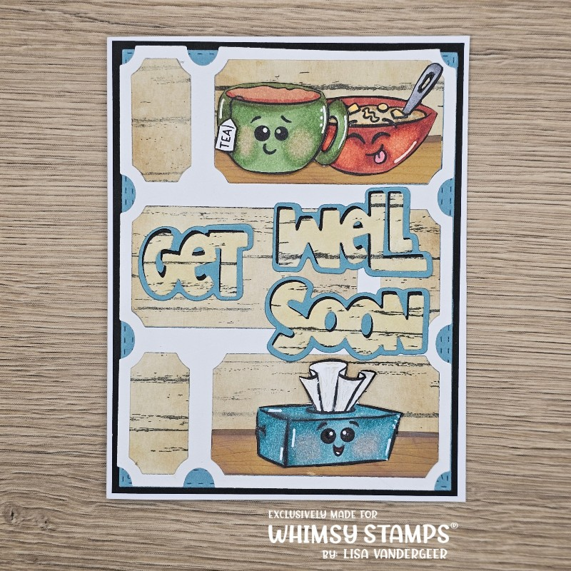 On the Mend Clear Stamps - Whimsy Stamps