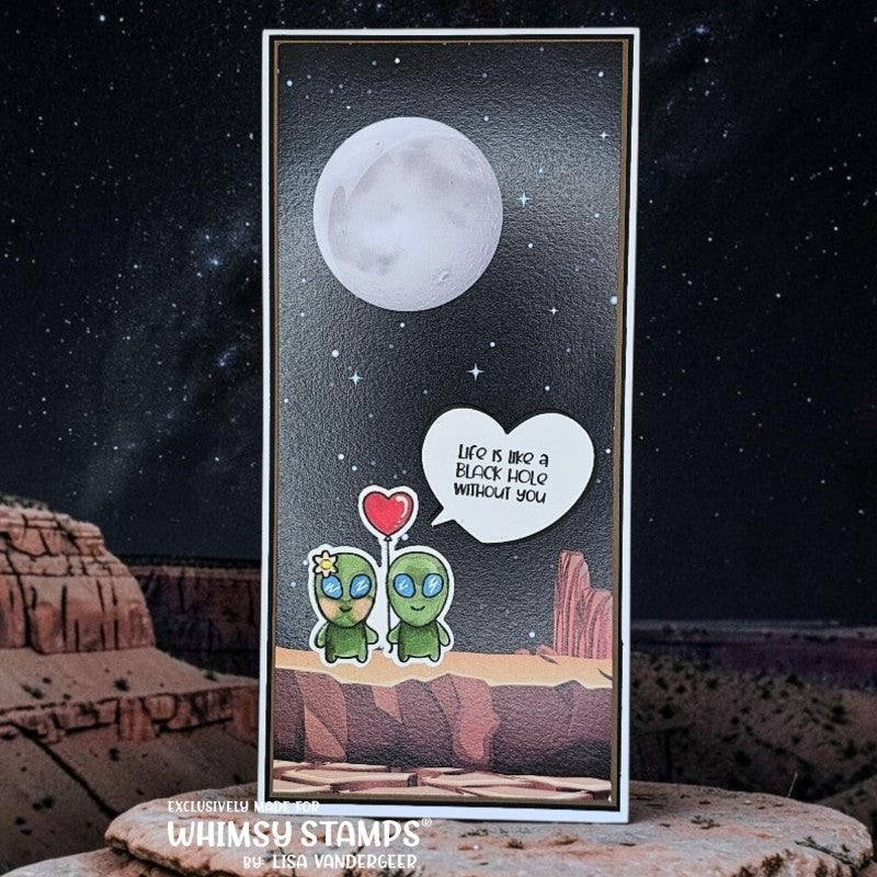Space Moonies Clear Stamps