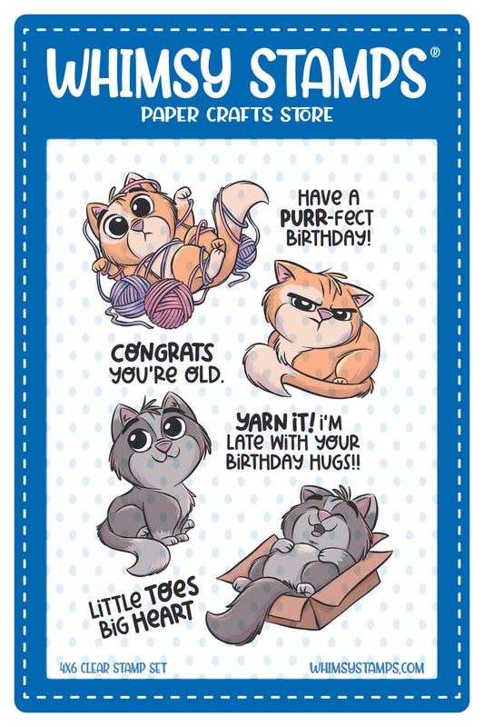 Little Toes Kitty Clear Stamps