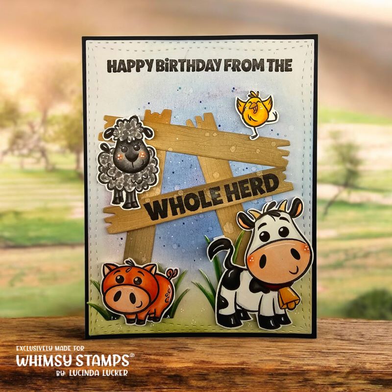 Barnyard Animals Clear Stamps - Whimsy Stamps