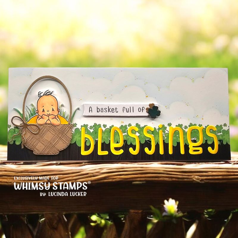 Slimline Paper Pack - St. Patrick's Day - Whimsy Stamps