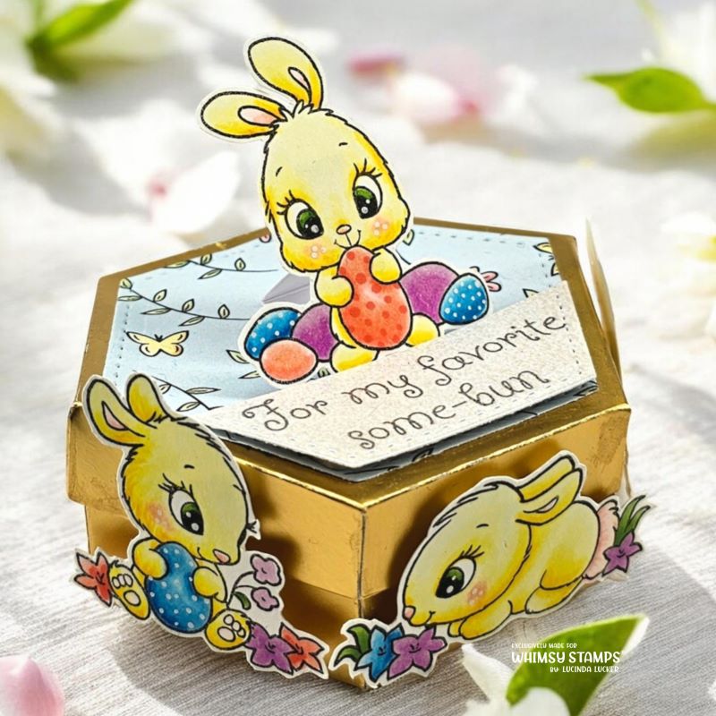 Hexagon Treat Box Die - Whimsy Stamps