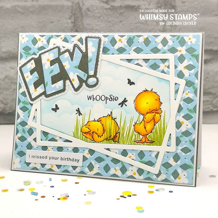 Whoopsie Clear Stamps - Whimsy Stamps