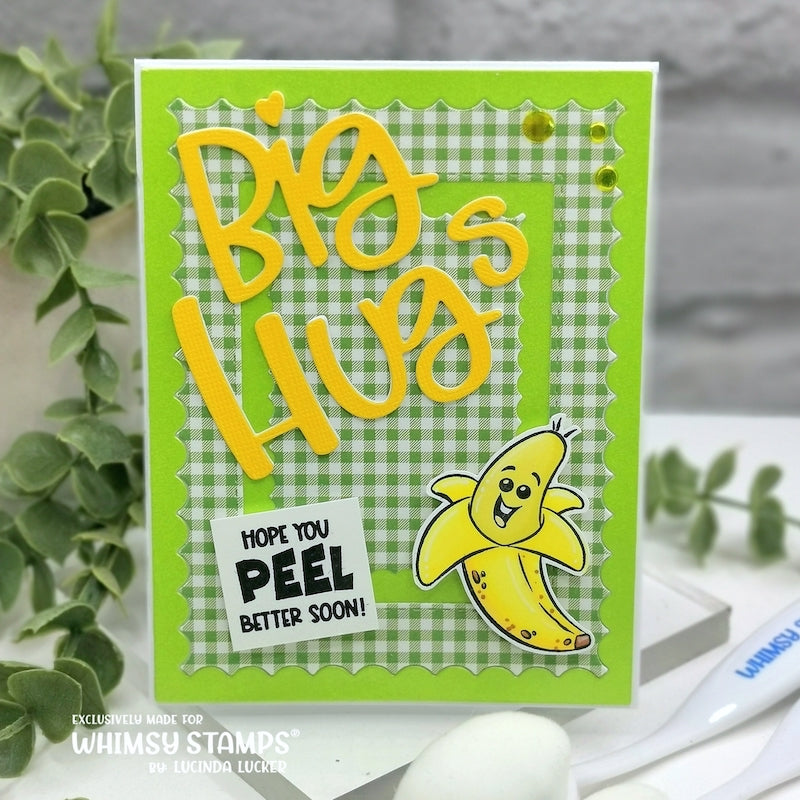 **NEW Fun Fruit Clear Stamps - Whimsy Stamps