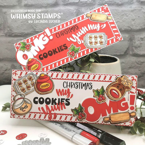 *NEW Love and Christmas Cookies Clear Stamps - Whimsy Stamps