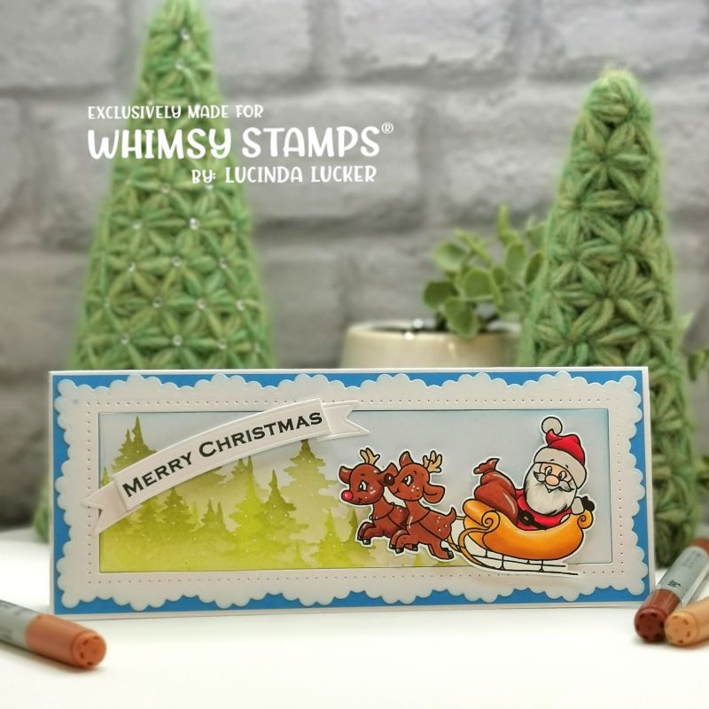 Sentiment Assortment - Merry Christmas Clear Stamps - Whimsy Stamps