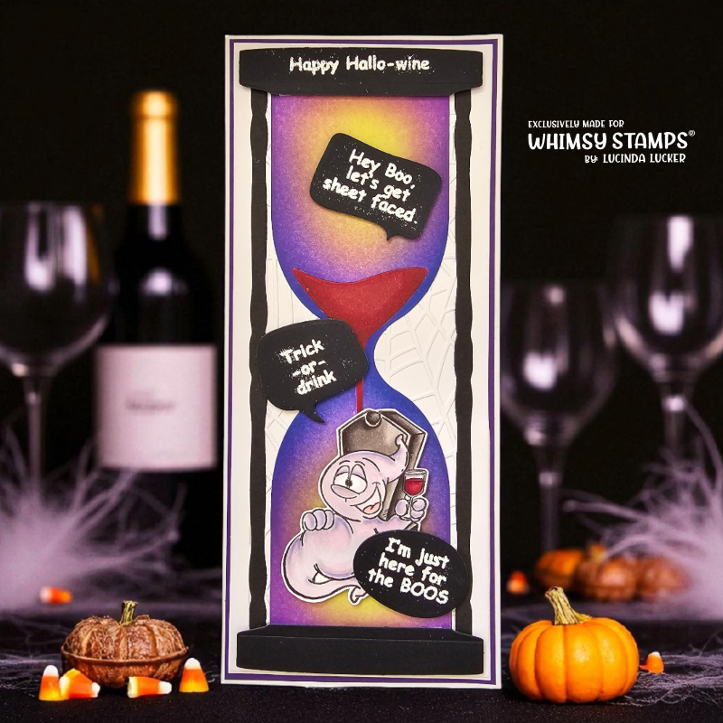 Hey Boo Clear Stamps - Whimsy Stamps