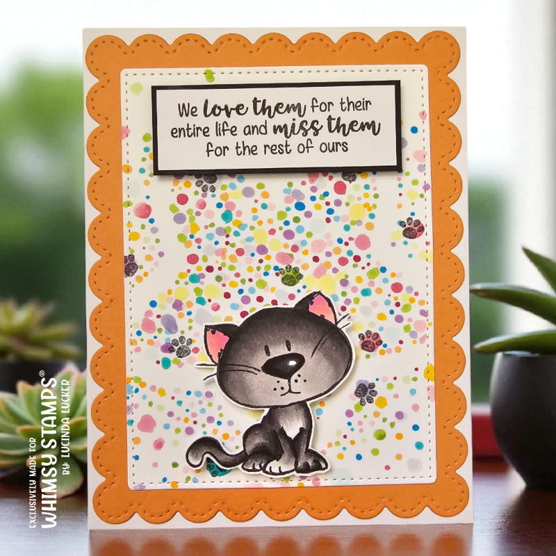 Speckled Star Stencil - Whimsy Stamps