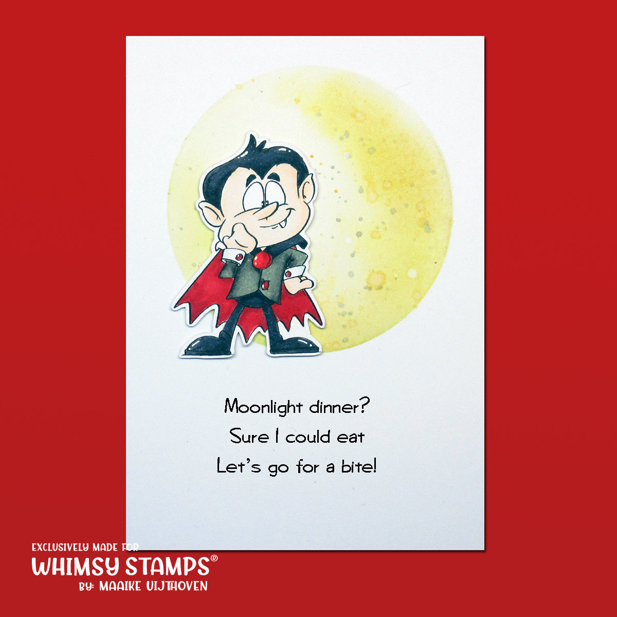 Dracula - Digital Stamp - Whimsy Stamps