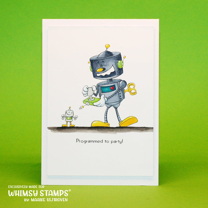Toybot - Digital Stamp - Whimsy Stamps