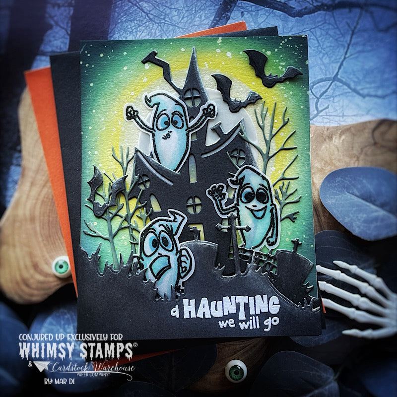 Howling Night Die Set - Whimsy Stamps