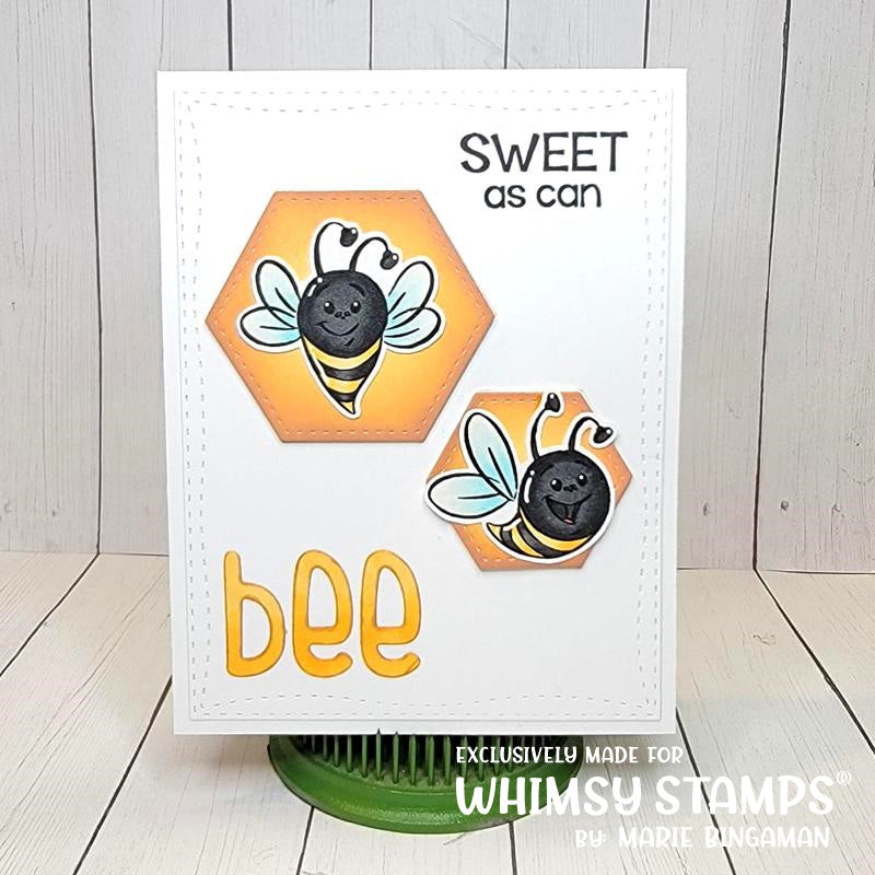 Nested Hexagon Die Set - Whimsy Stamps