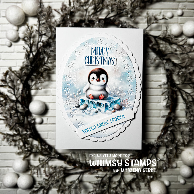 *NEW Quick Card Fronts - Chilly Penguins