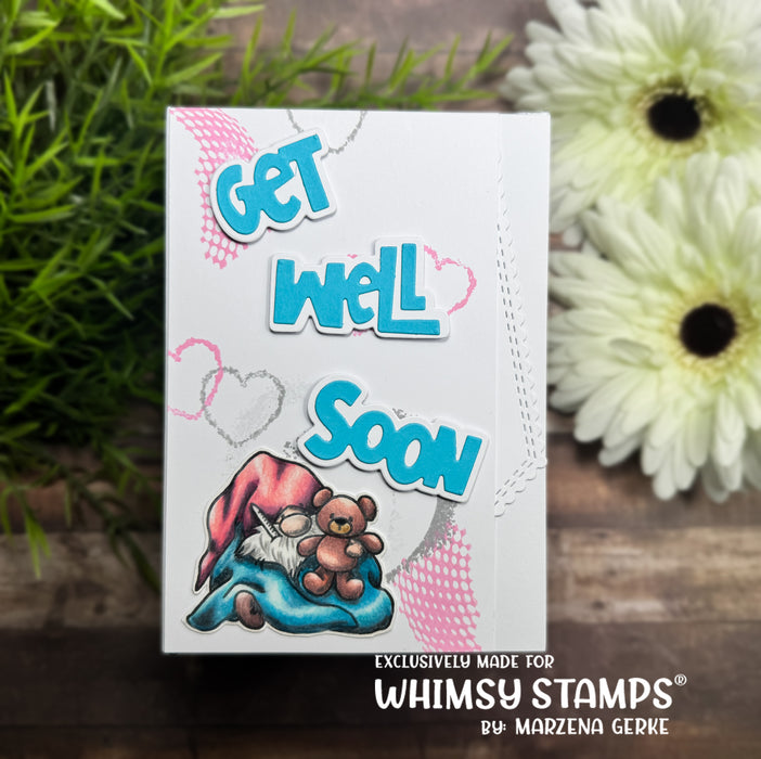**NEW Get Well Soon Word and Shadow Die Set
