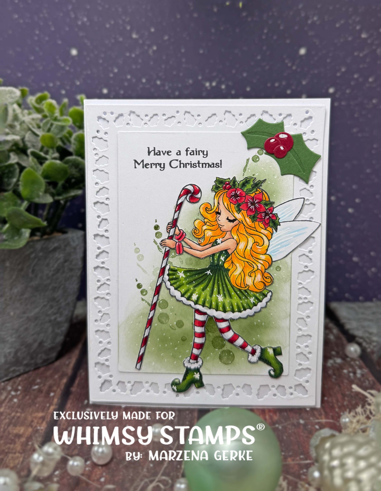 **NEW Christmas Fairy Wishes Clear Stamps